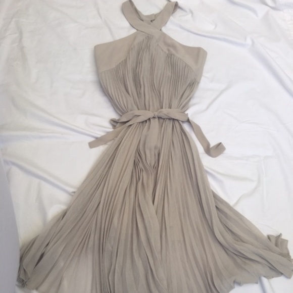 BCBGMaxAzria Dresses & Skirts - BCBG Light Gray Party Dress